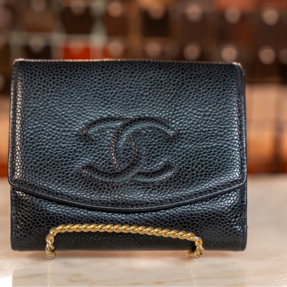 CHANEL Wallet Bi fold wallet Black
Leather Caviar skin 8377258 - Picture 4 of 16